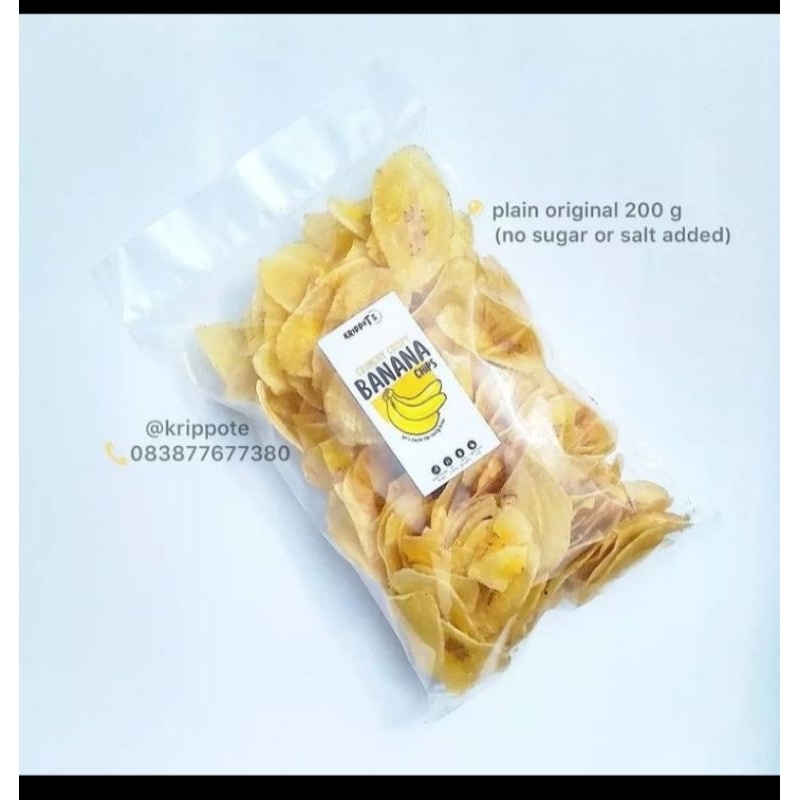 

Keripik Pisang Original Snacklicious