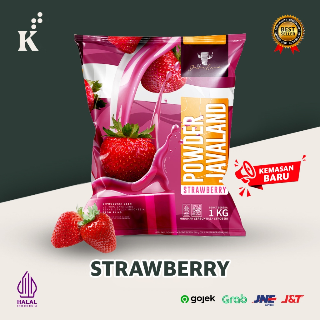 

Powder Strawberry Bubuk Minuman Bubble Drink Javaland 1 kg