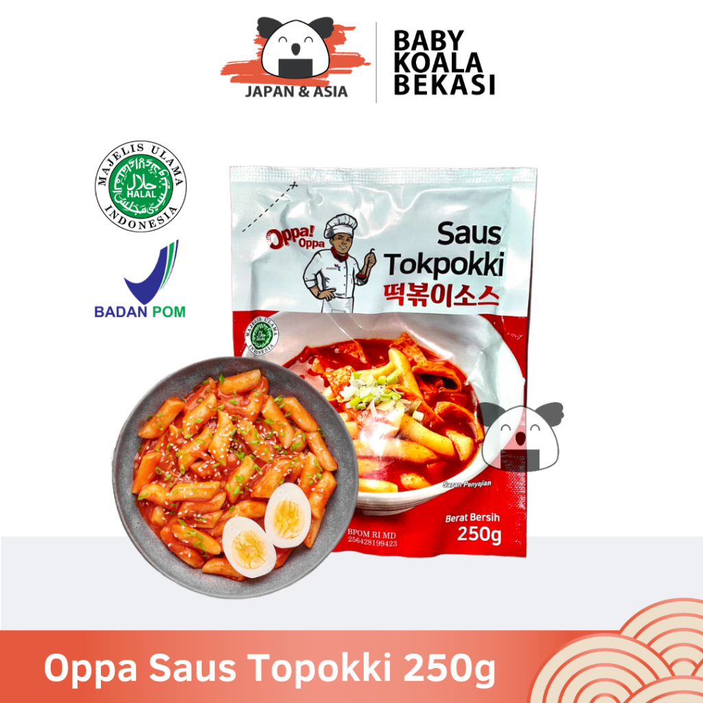 

OPPA Bumbu Saus Topokki 250 g Halal | Saus Tteok Instan--- Bekasi