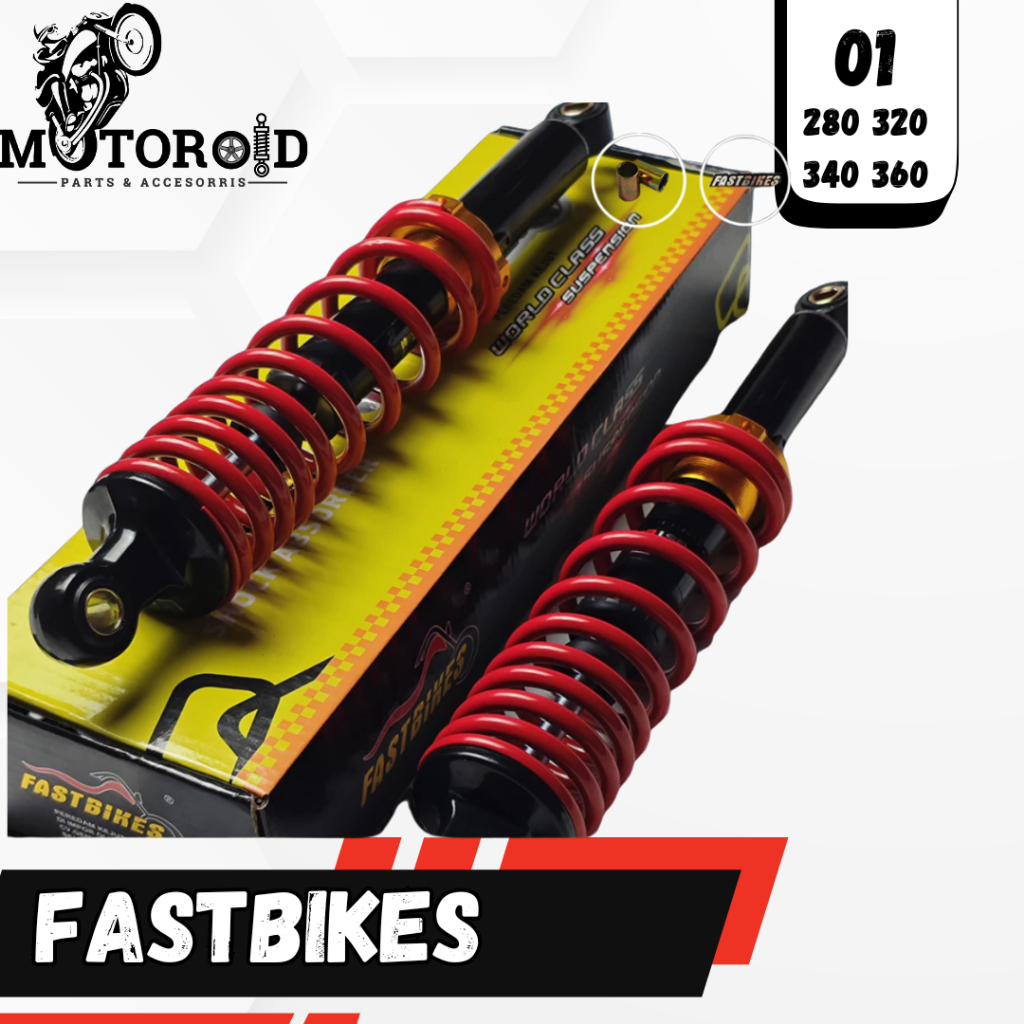SHOCKBREAKER FASTBIKES BEBEK NON TABUNG UNIVERSAL ALL SIZE NEW ARRIVAL motor