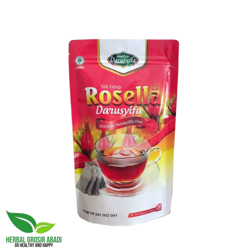 

BEST SELLER Teh Celup Rosella Darusyifa Original HERBAL ALAMI | Teh Rosela Darusyifa Pouch