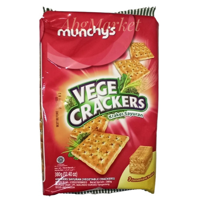 

Munchys Vege Crackers / Munchy Biskuit Rasa Sayur 380gr