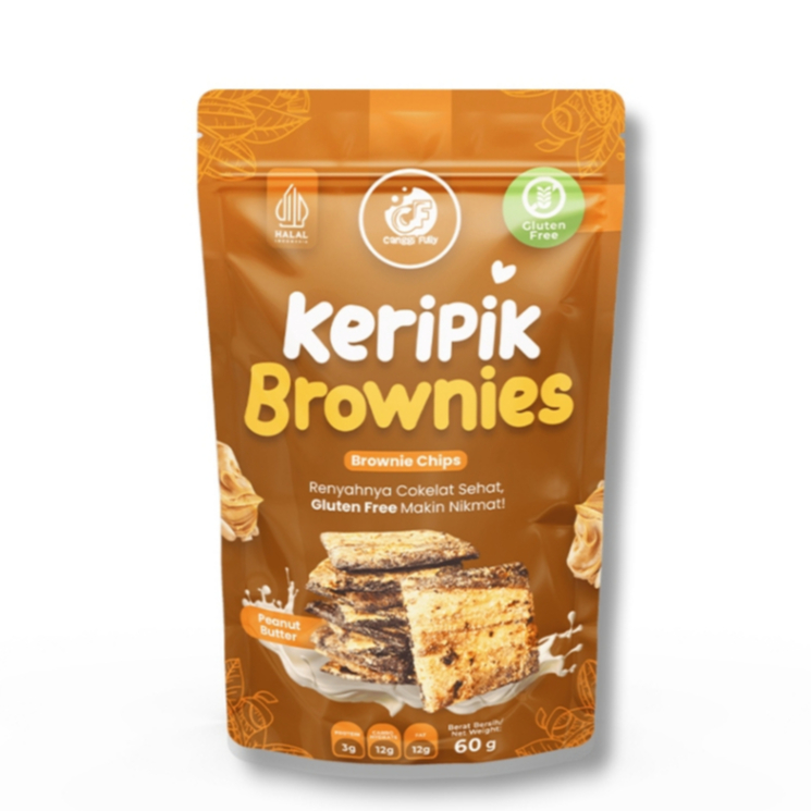 

Canggi Fully Keripik Brownies Kering Gluten Free Peanut Butter 60g
