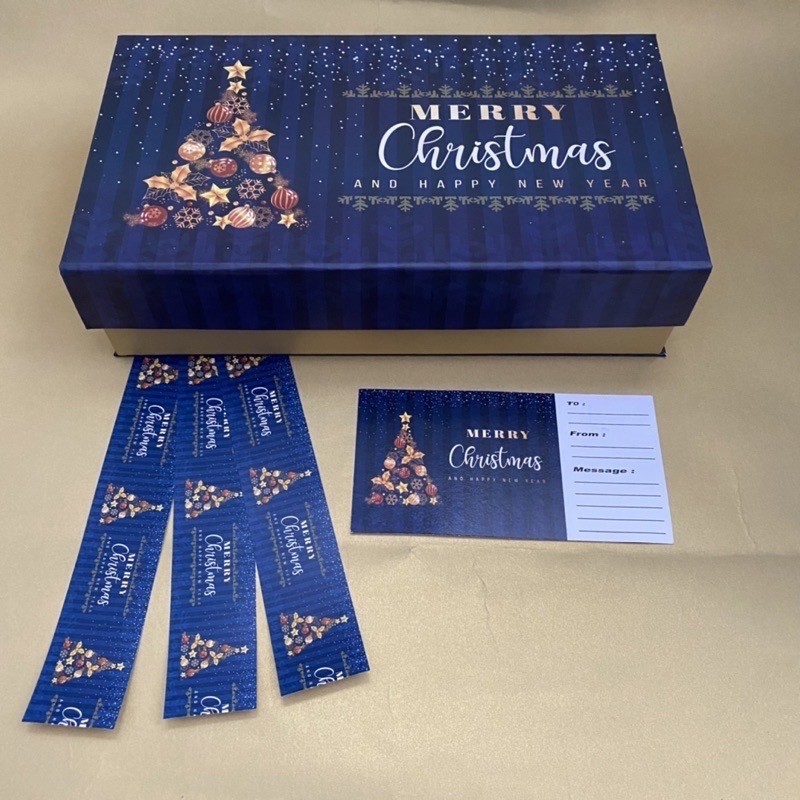 

Hampers Natal 2024 isi 3 box Biru - Premium Quality - Kado 2024 - Gift - Parcel Natal - Kue Kering, Kue Natal, Kue Lebaran, Kue Tahun baru, Kue Belanda