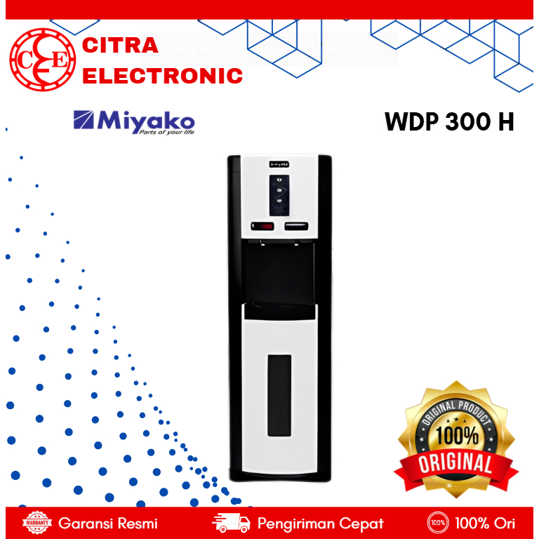 DISPENSER MIYAKO WDP 300 H / WDP 300 H / DISPENSER GALON BAWAH