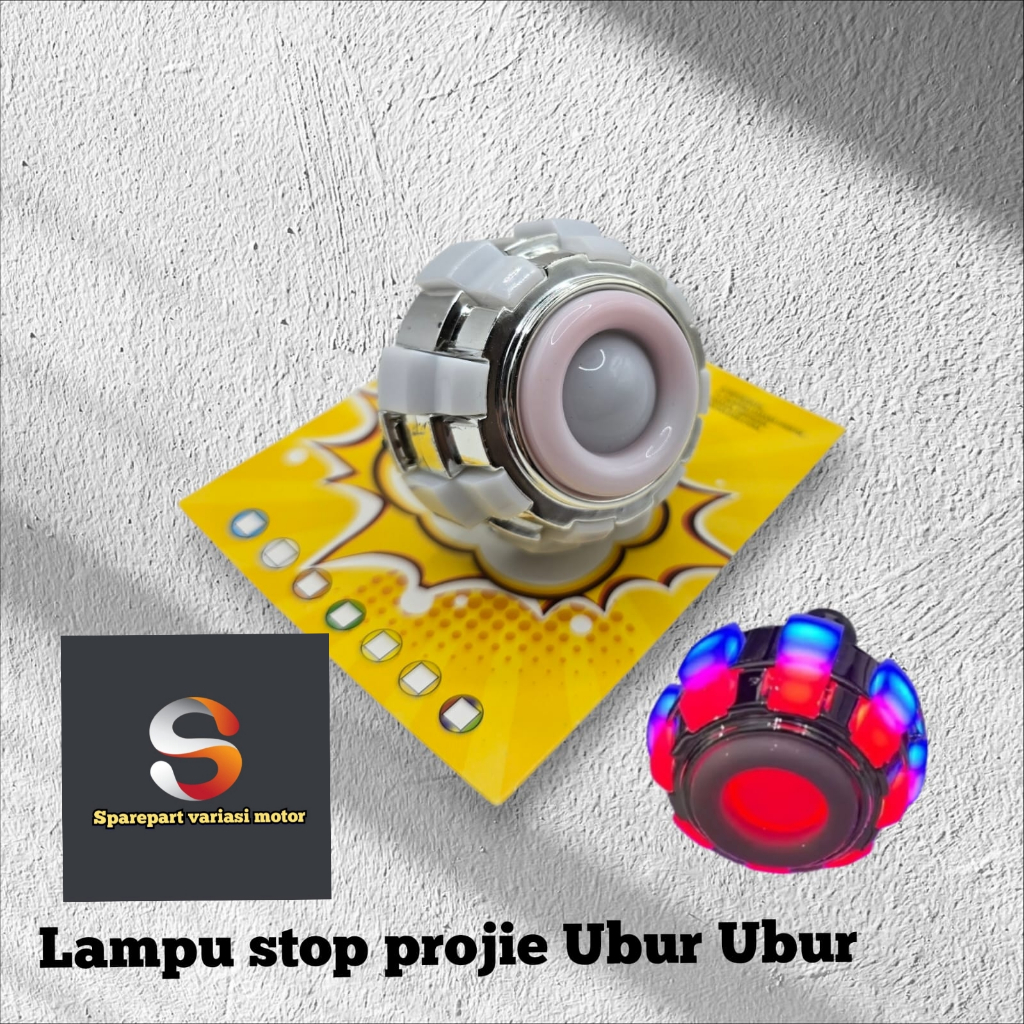 stoplamp led projie bayonet angel eyes lampu rem strobo 2 kaki