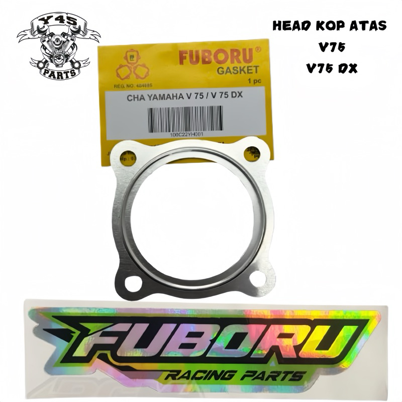 PACKING PERPAK HEAD KOP V75 V75 DX ALUMUNIUM FUBORU