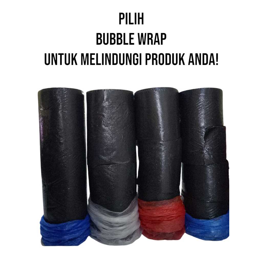 

Bubble Wrap Tebal untuk Packing - Plastik Gelembung Hitam