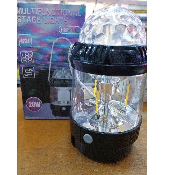 Lentera Camping + LED Disko