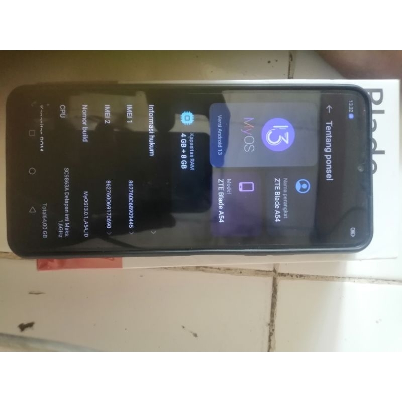 HP ZTE BALDE 54