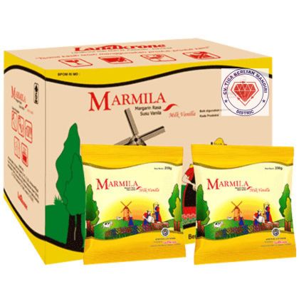

MARMILA MARGARIN KEMASAN 250GRM 1 KARTON