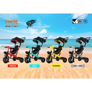Sepeda Anak Roda Tiga Tricycle EXOTIC ET-1261-1 (BATMAN)