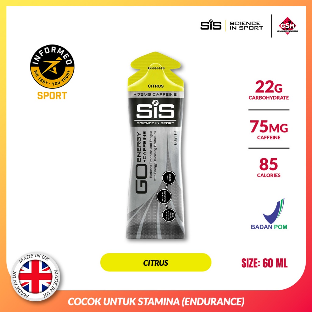 

SIS GO Energy Gel Isotonic 3 pcs Stamina Lari Running