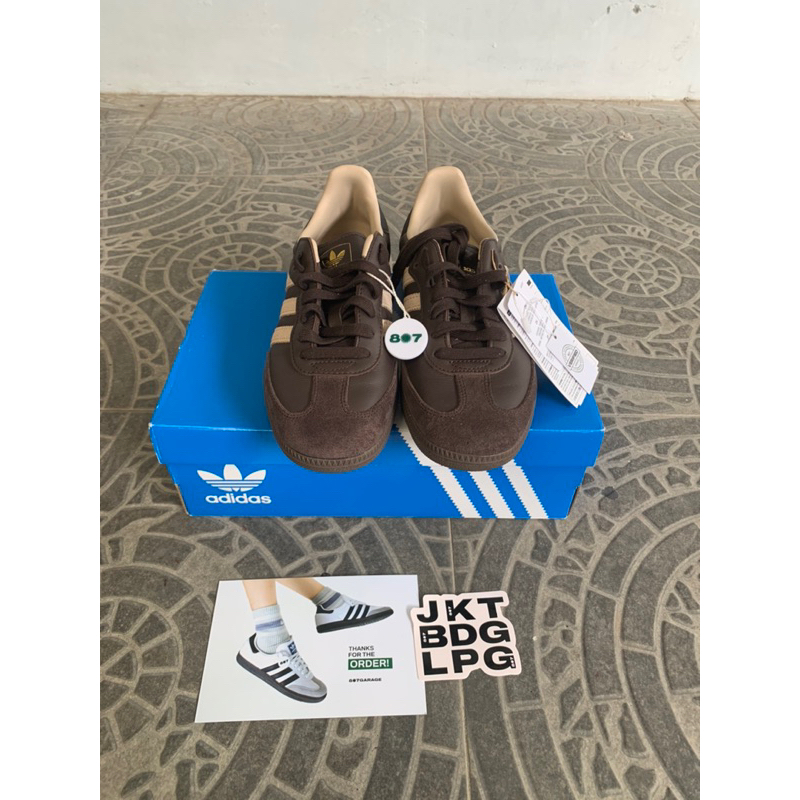 Adidas samba og brown size 40 used 1x indor ex 807garage