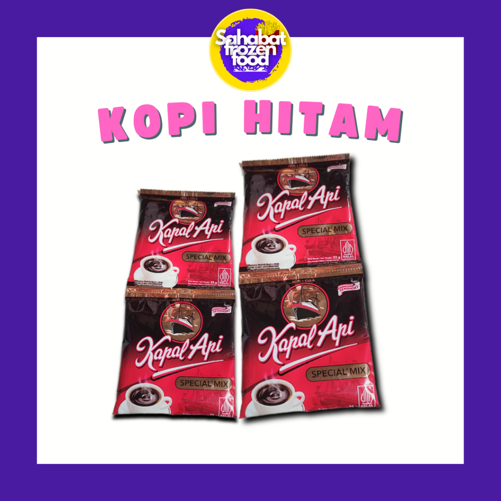 

Kopi Hitam Kapal Api 1 Sachet