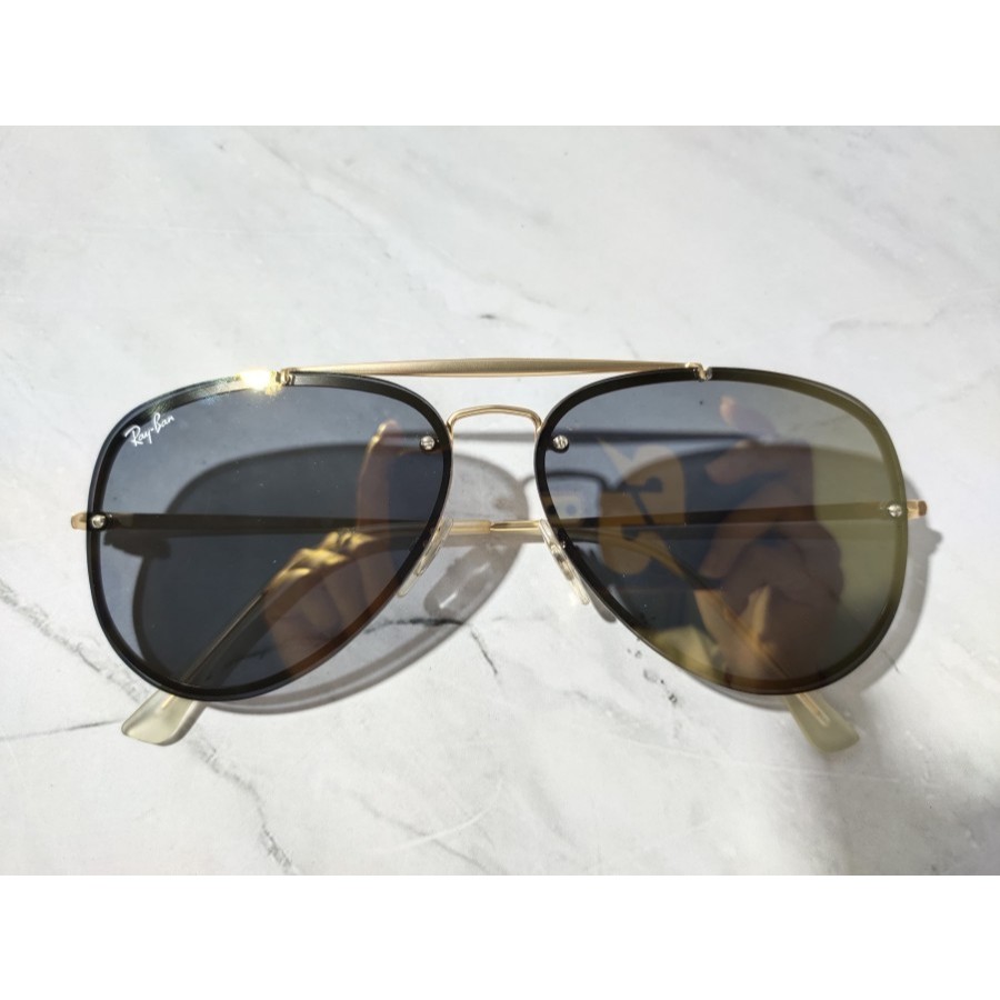 Kacamata RayBan Blaze Aviator RB 3584N Gold Original
