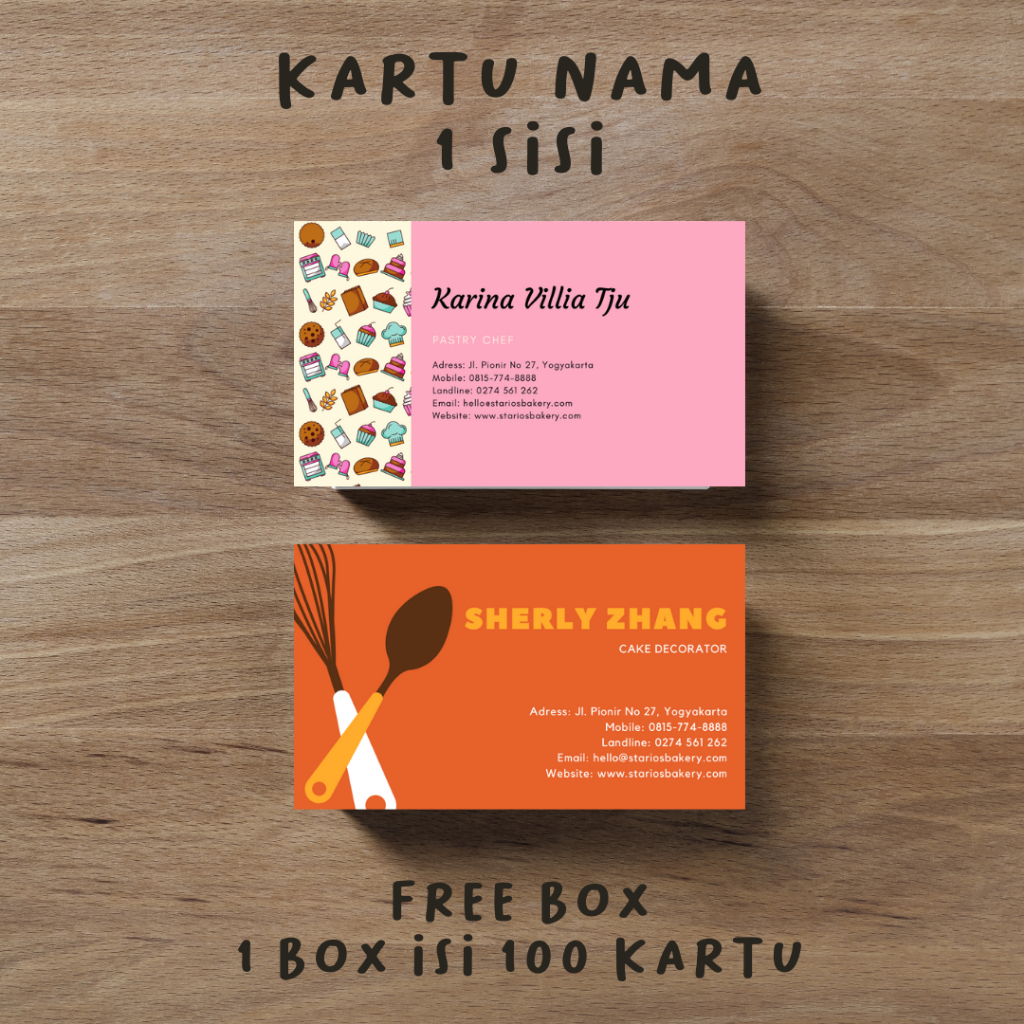 

Cetak Kartu Nama - Custom Kartu Nama - Name Card - FREE BOX - Tanpa Minimal Order 100 pcs