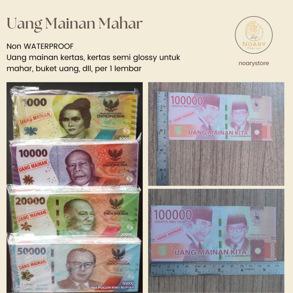 UANG MAINAN / Uang Palsu / Money Toys