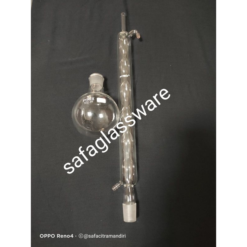 Destilasi Refluks / Set Destilasi Refluks Pyrex