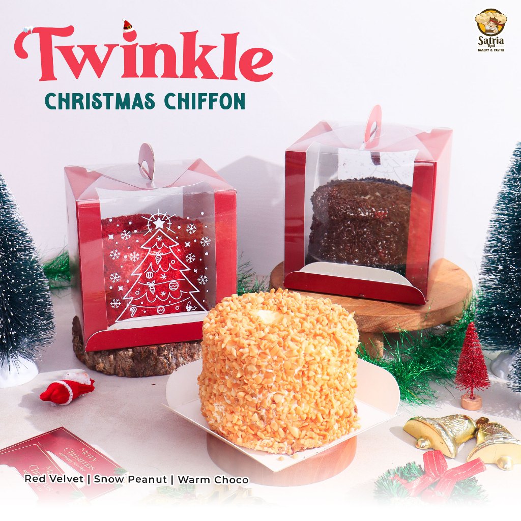 

Twinkle Christmas Chiffon/ hampers natal/ parcel natal/ mini chiffon