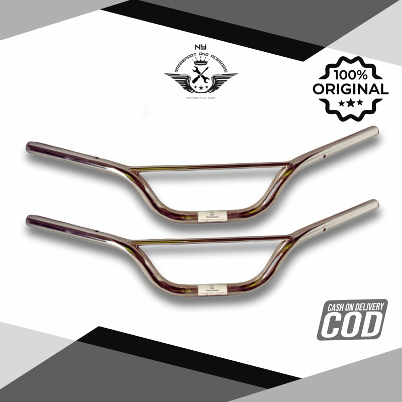 [COD] Stang Variasi Motor TRAIL KLX - Universal Semua Motor - Pipa Besi Tebal 2 mm Panjang 72 cm Tin