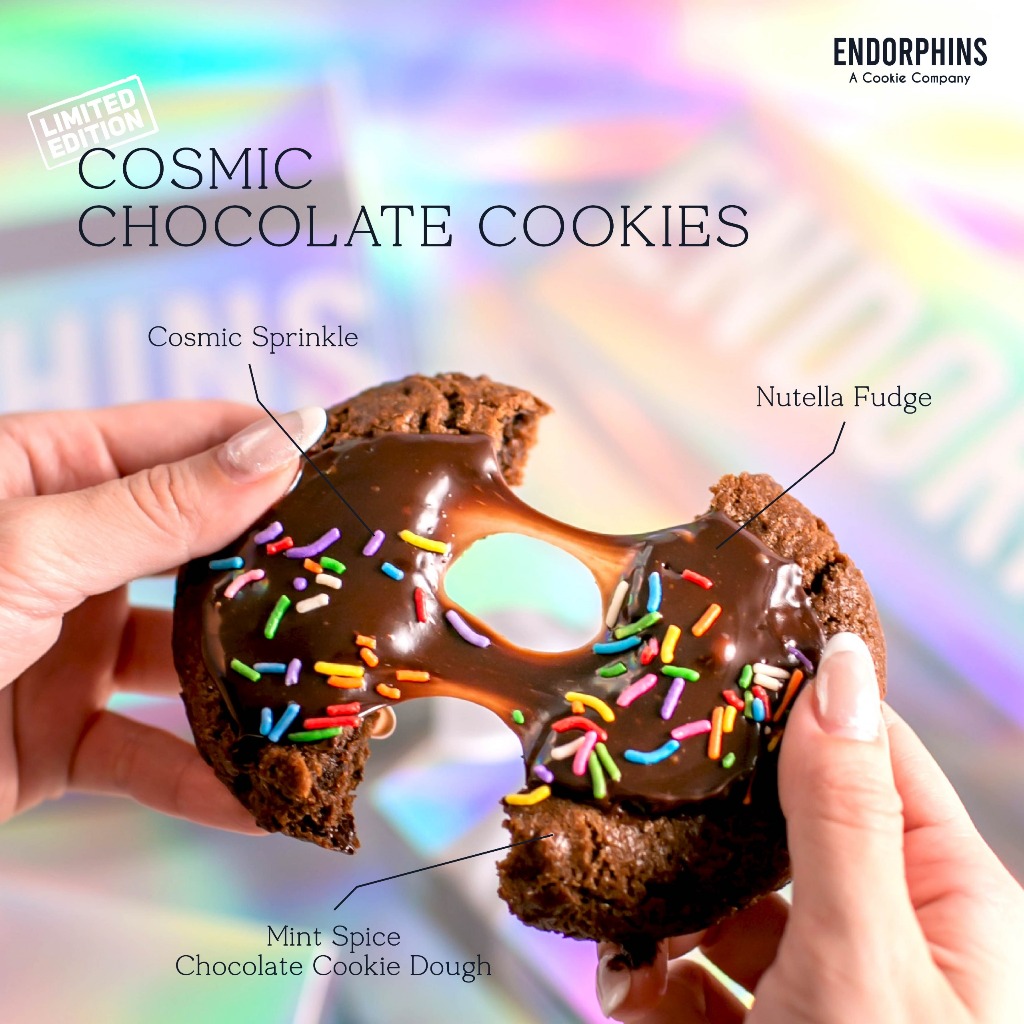 

Hot Fudge Cosmic Chocolate Cookies - Limited Christmas Edition