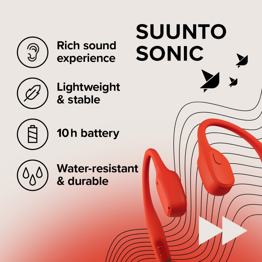 Suunto Sonic Bone conduction headphones