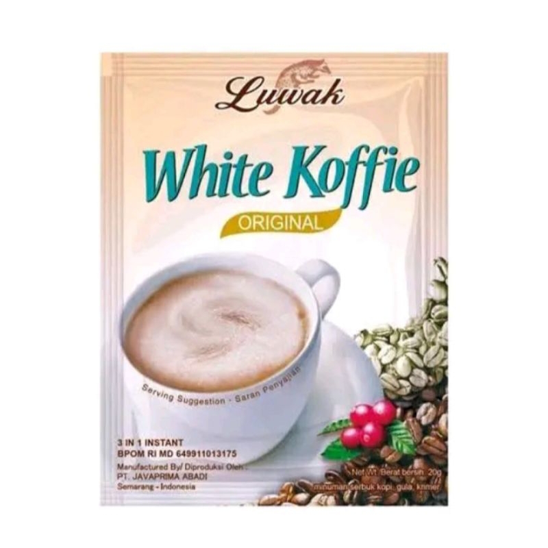 

White Koffe Luwak 1 Renceng ( isi 10pcs )