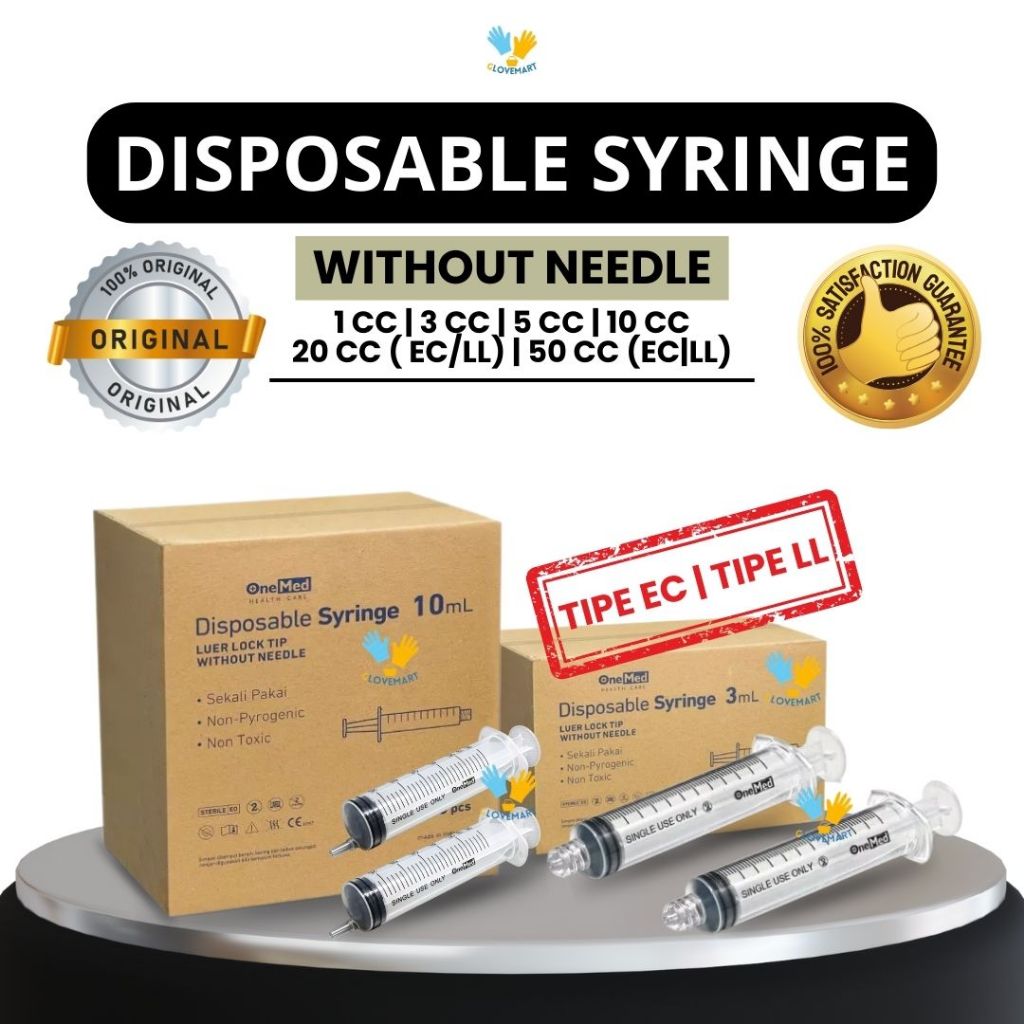 Disposable Syringe Onemed / Disposable syringe 3cc 5cc 10cc 20cc 50cc