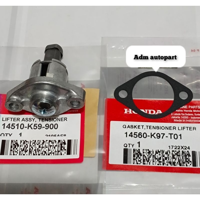 Tensioner tonjokan keteng K59+Paking tonjokan K97 Vario 150 led Vario 150 New