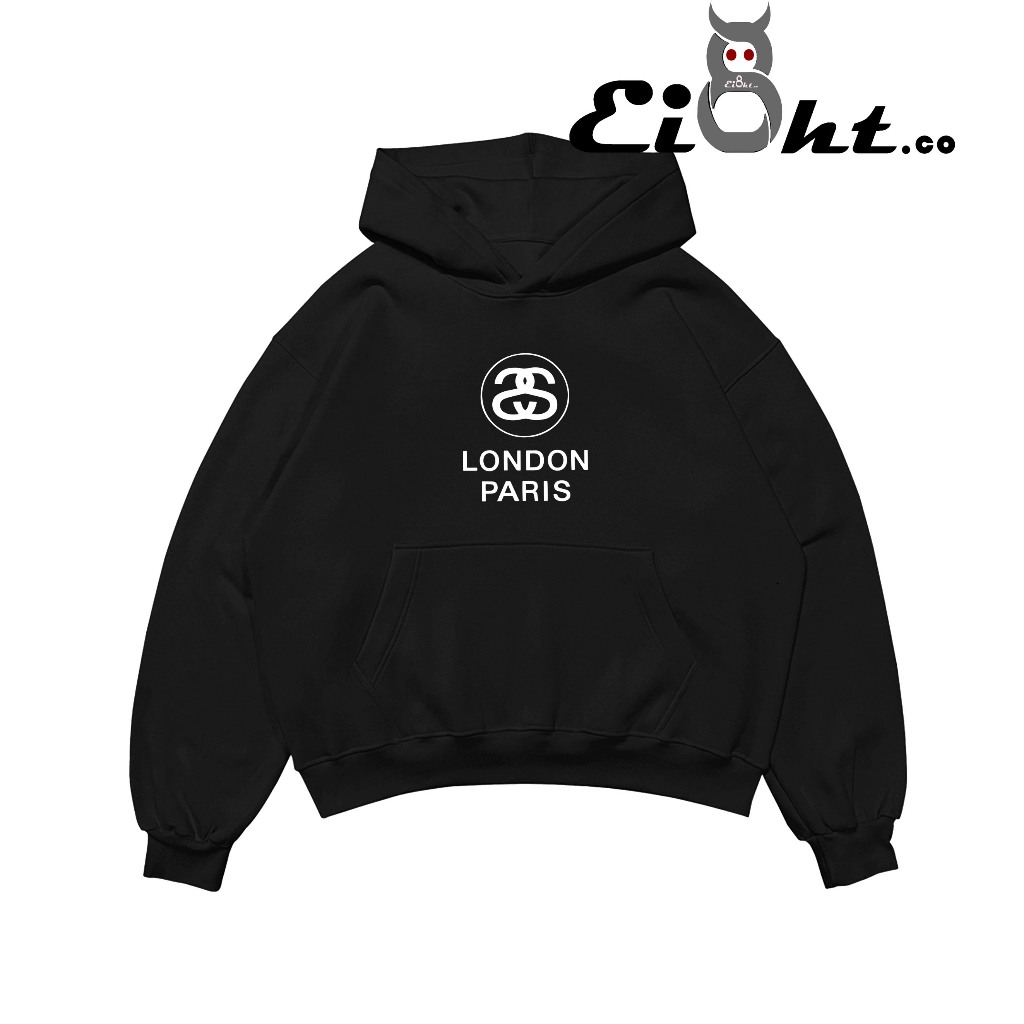 Hoodie Boxy Stussy Tokyo Bahan Tebal Gsm 280