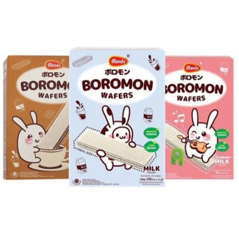 

Boromon Wafers Monde Wafer Bayi Balita Kemasan Ecer