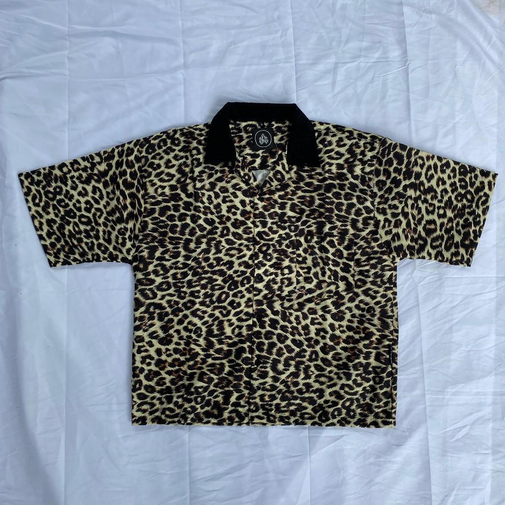 Kemeja Hawai Pantai Tropical Leopard / KEMEJA LEOPARD WANITA OVERSIZE JUMBO
