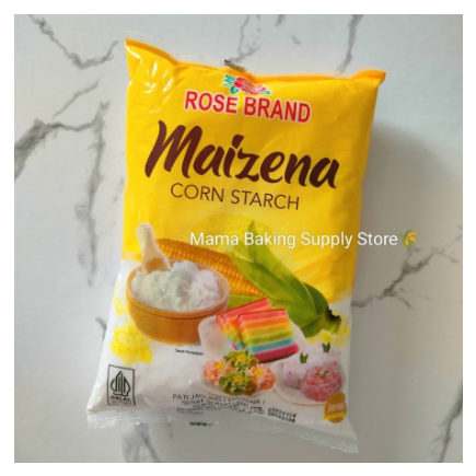 

ROSE BRAND Tepung Jagung Corn Flour Corn Starch Maizena Rose Brand 500 gr