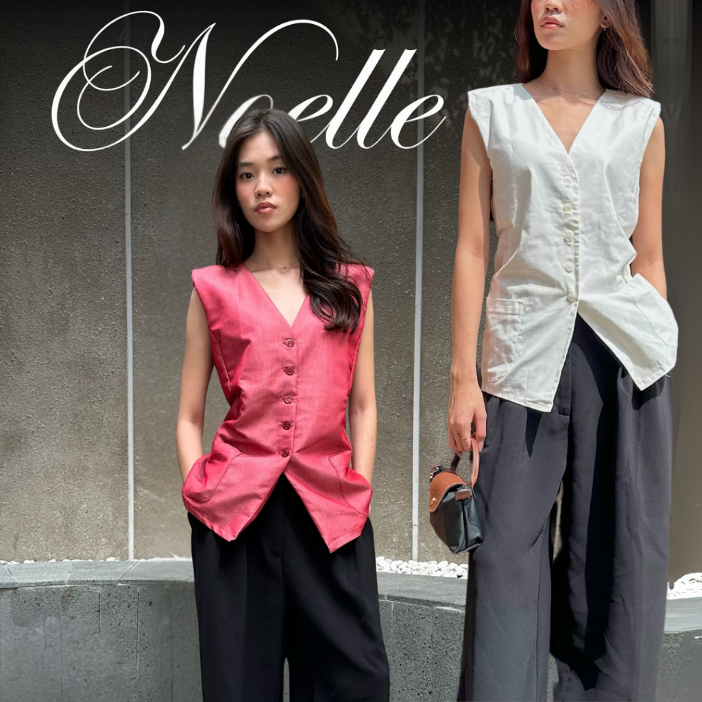Noelle Vest Top | Fitted Vest top By SUCATTA | Women Vest | Sleeveless Top | Vest Wanita | Casual To