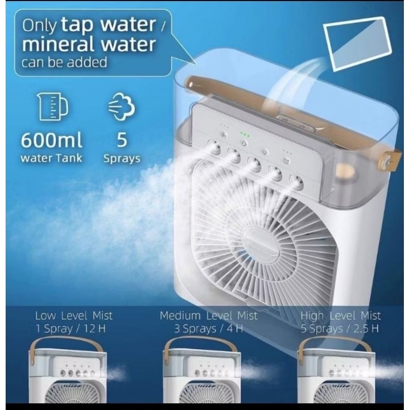 Kipas Angin AC EMBUN 3 speed 5 embun