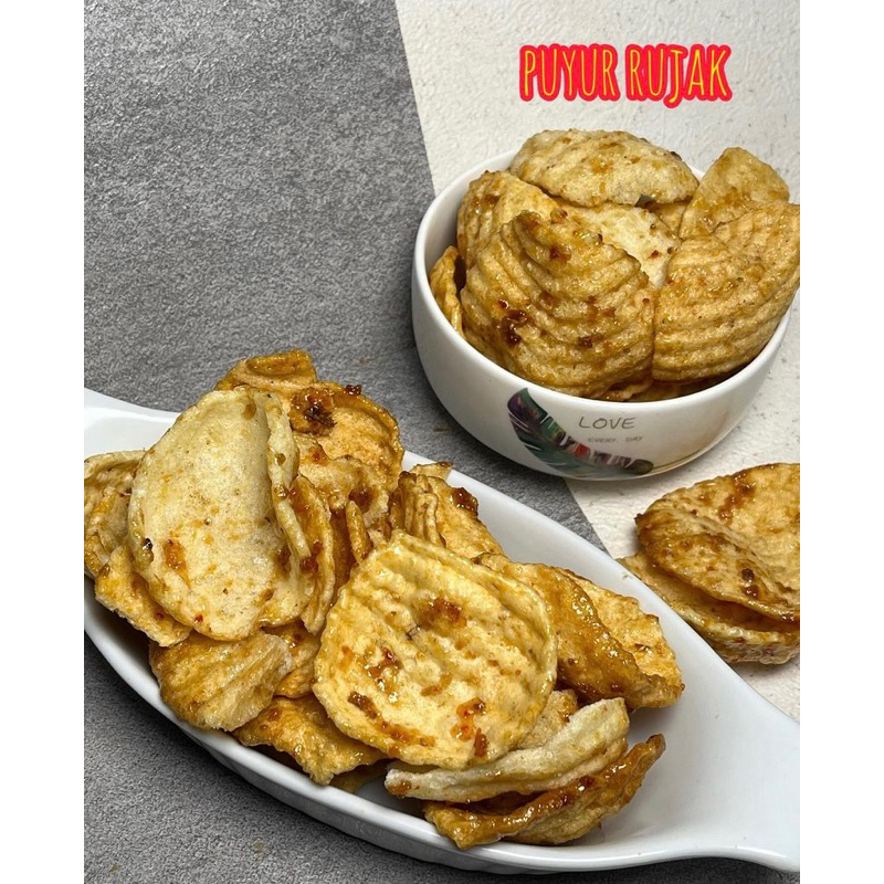 

Kerupuk Puyur Pedas Manis 250gr (1/4 kg)