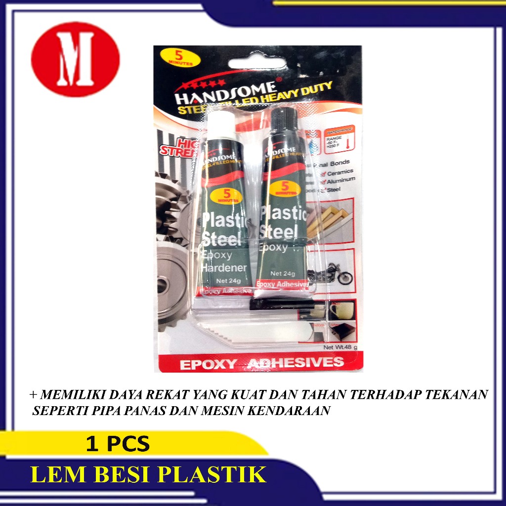 Lem Besi Plastik/Handsome Epoxy Adhesives Plastik Steel