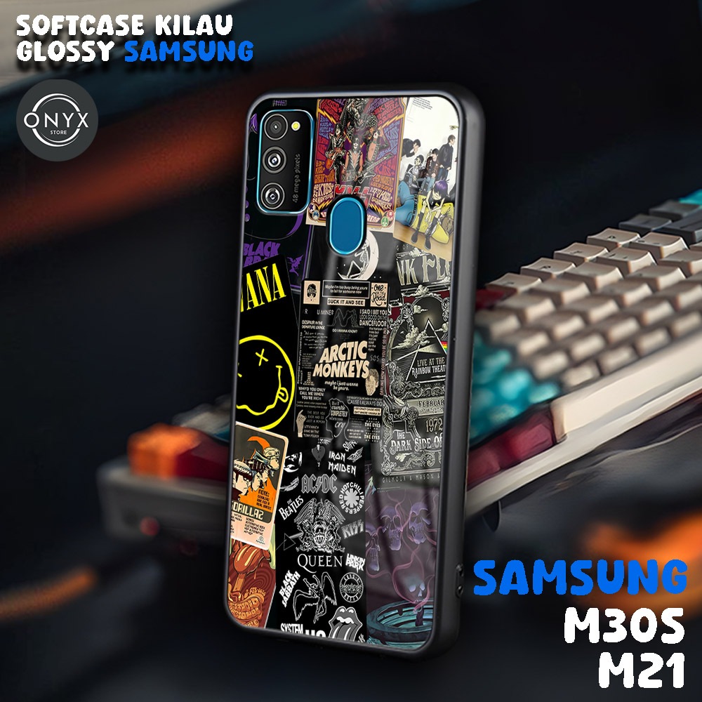 [AA30] Softcase SAMSUNG M21 | M30S | AESTETIC MUSIK | Case Samsung Keren Lucu | Casing Kilau Glossy 