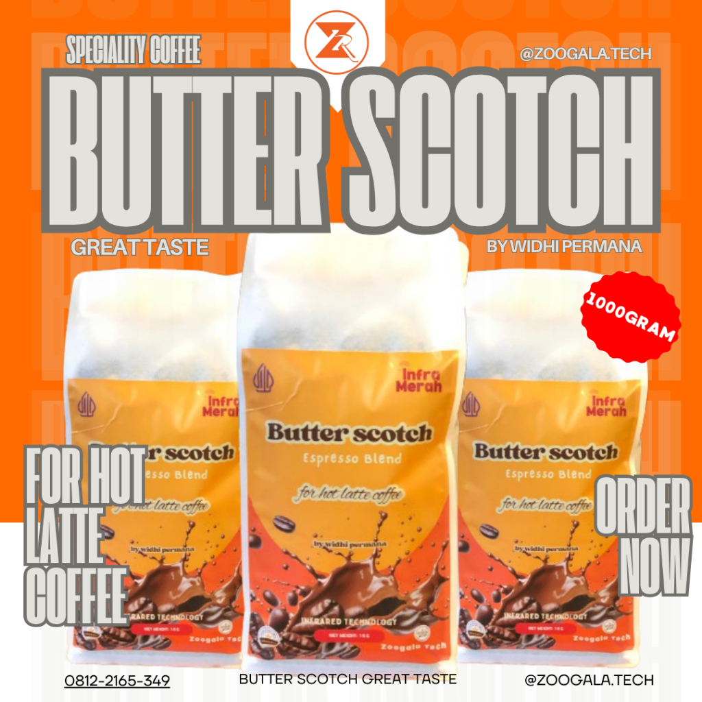 

SPECIALITY COFFEE BUTTER SCOTCH FOT HOT LATTE COFFEE 1KG