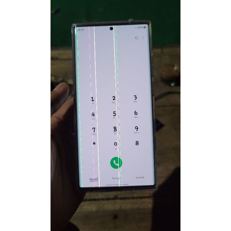 lcd SAMSUNG NOT 20 ULTRA MINUS GARIS + backdoor