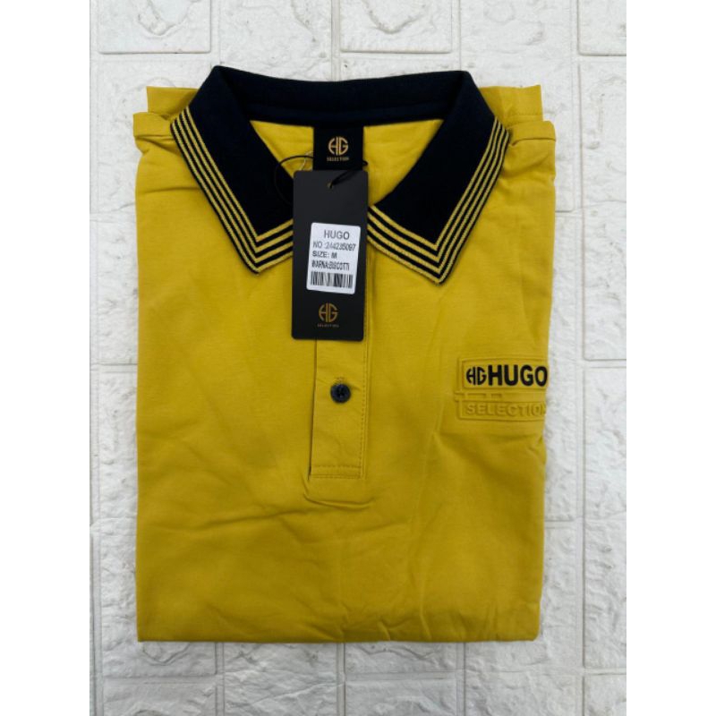 kaos krah hugo selection pria original