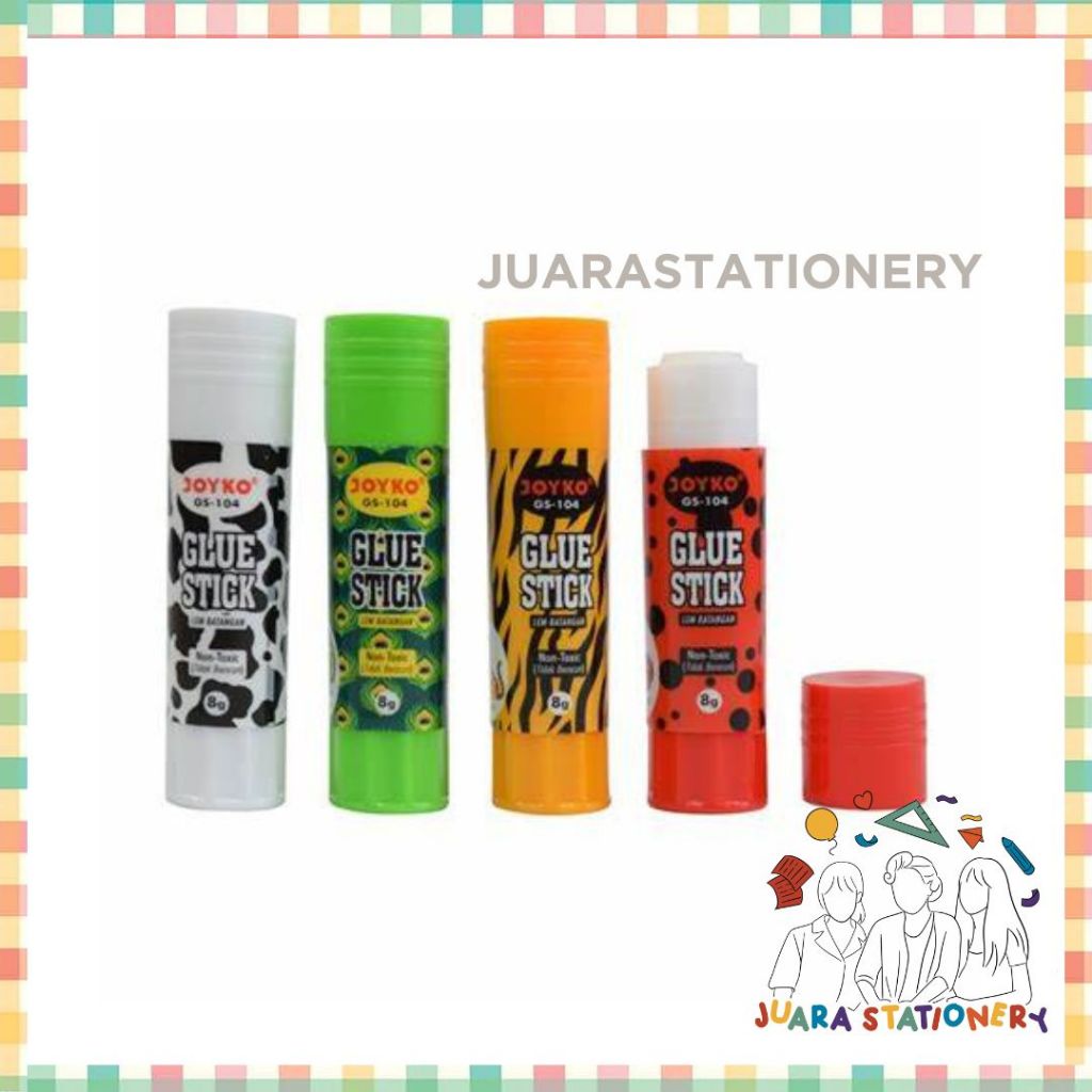 

Lem Stick Joyko GS-104 (38) / lem Joyko Batangan / Lem Stick Murah 8 gr motif Joyko / Lem Kertas / Lem Stick Joyko GS-104 Animal Kingdom 8 gr / Glue Stick / lem stick Lem Batang Binatang Hewan / lem kertas / lem kertas stick / lem glue stick / lem joy