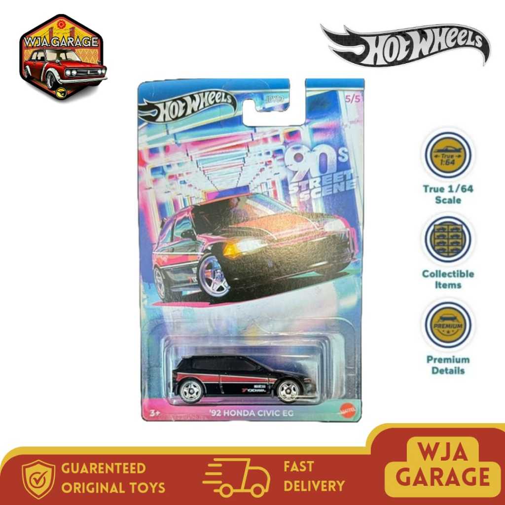 Hot Wheels Hot Wheels 92 Honda Civic EG 90s Street Scene