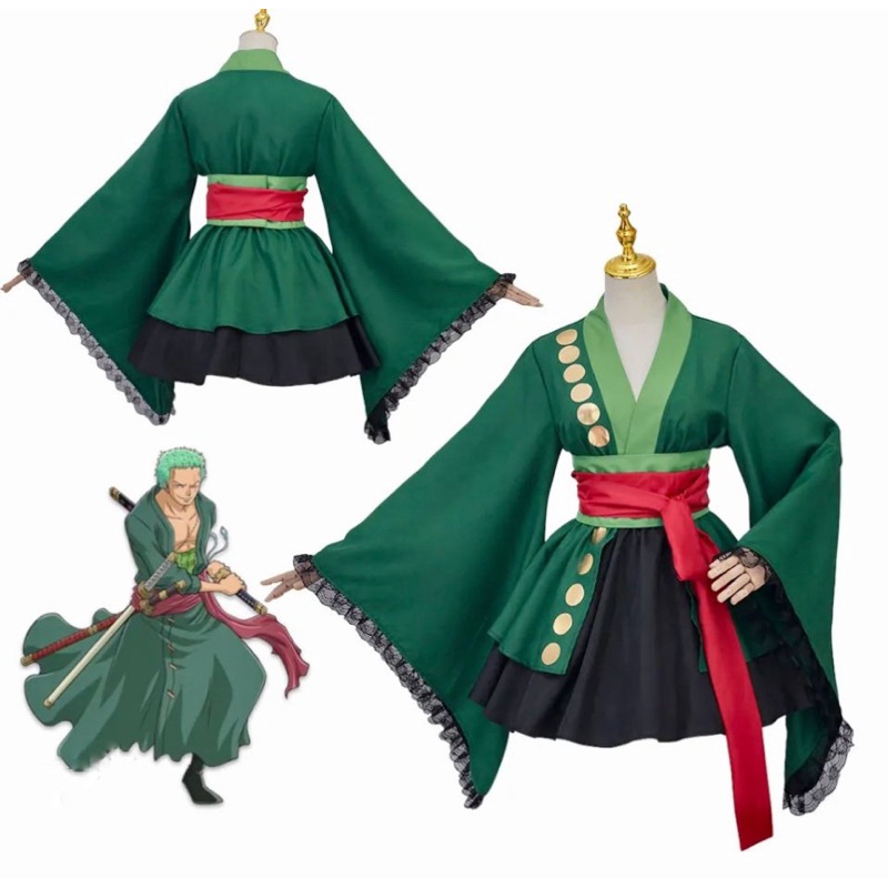 Roronoa Zoro female Costum cosplay terbaru