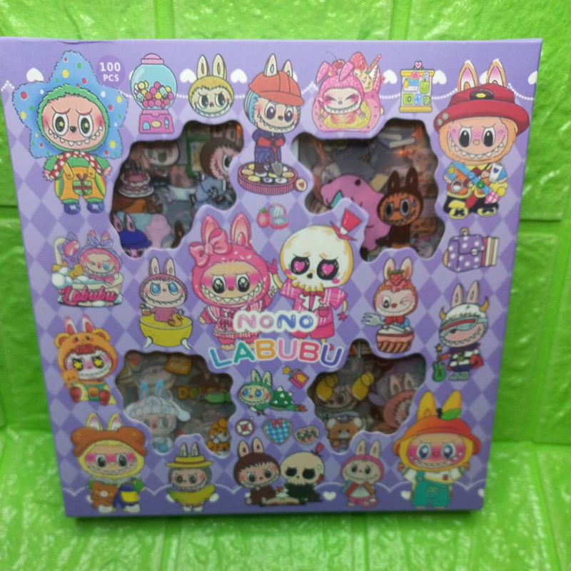 

sticker 1box isi 100pcs