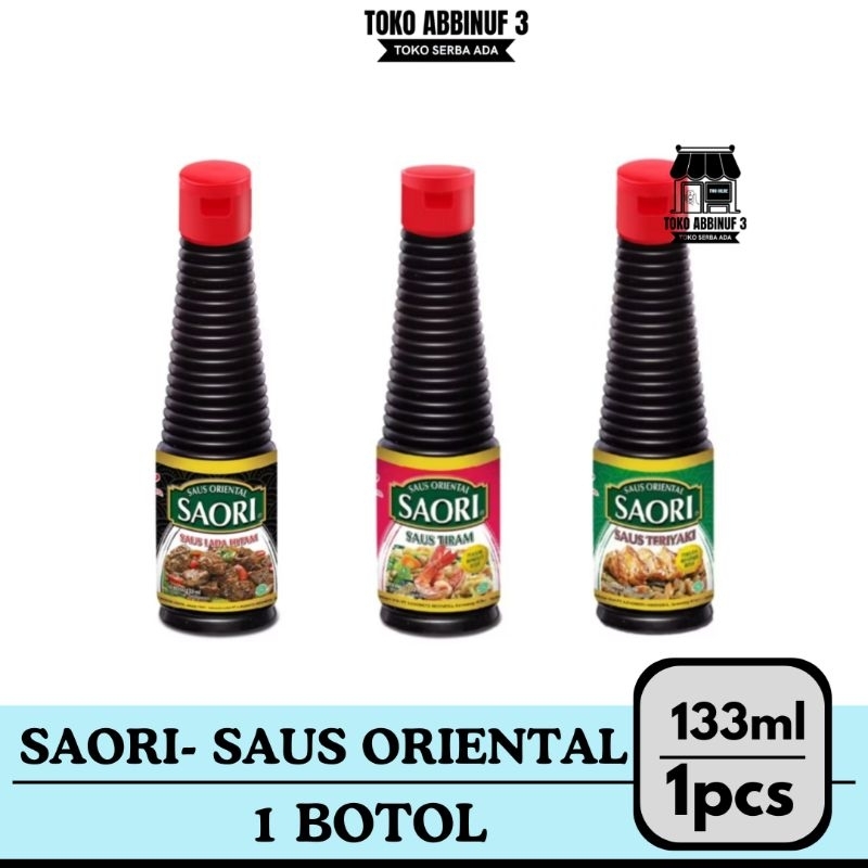

1 PCS - SAOSI SAUS ORIENTAL 133ml BOTOL, SAUS TIRAM, SAUS TERIYAKI, SAUS LADA HITAM