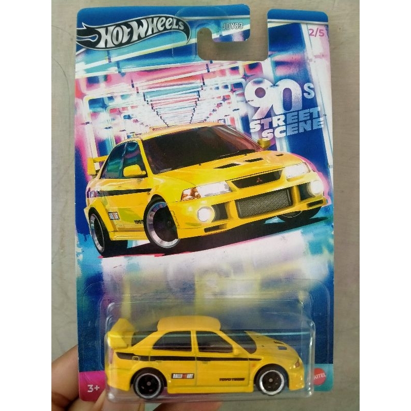 HOT WHEELS 90S STREET SCANE MITSUBISHI LANCER EVO