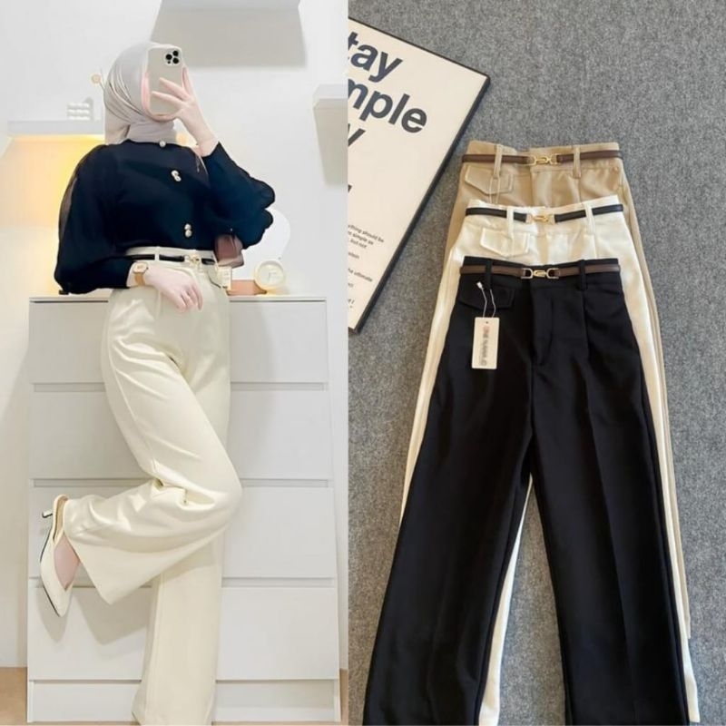 kulot Oro pants/Oro pants knit /oro pants stret