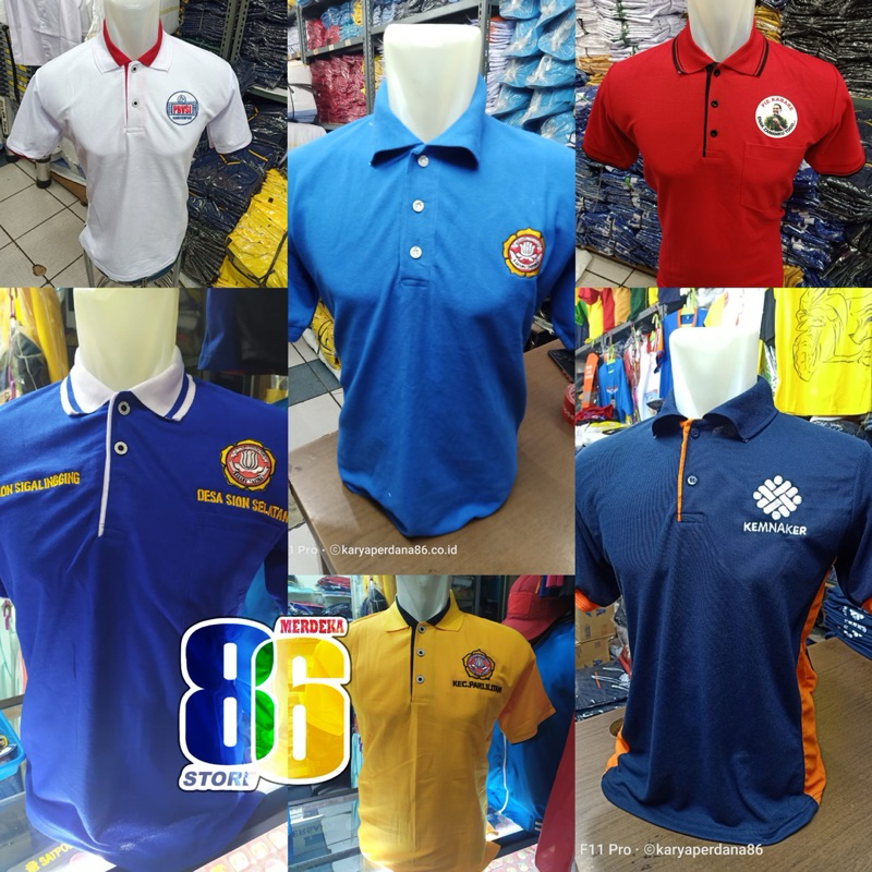 Kaos lacost custom murah, custom kaos ormas, partai